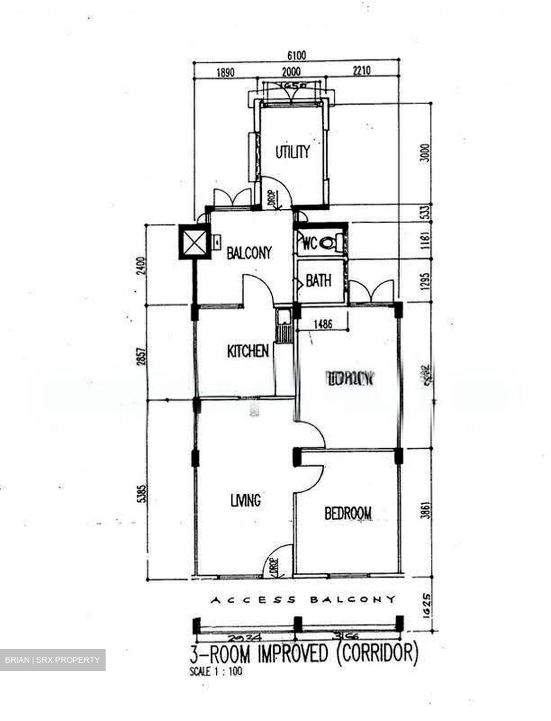 Blk 115 Toa Payoh North (Toa Payoh), HDB 3 Rooms #624568201